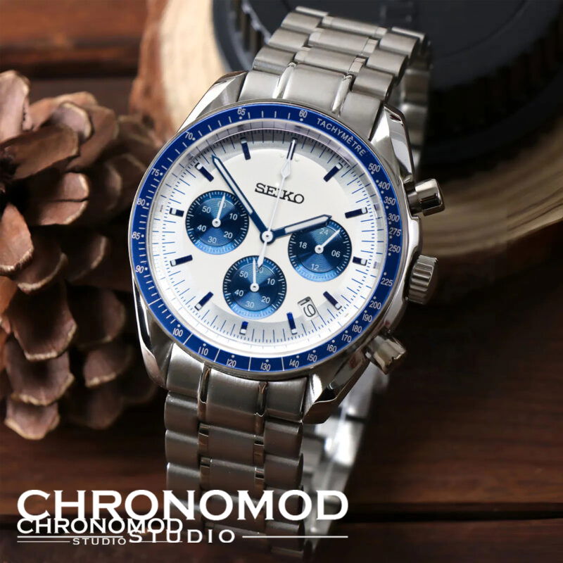 Seiko Blue Speedmaster MOD - Image 2