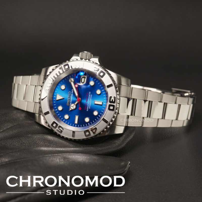 Seiko Blue Azure Yachter MOD - Image 7